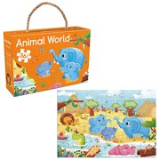 TIMIFIS Paper Puzzle Toys Children's Puzzle Puzzle Puzzle Paper Puzzle Gift Box（3-6 Years Old） Puzzles