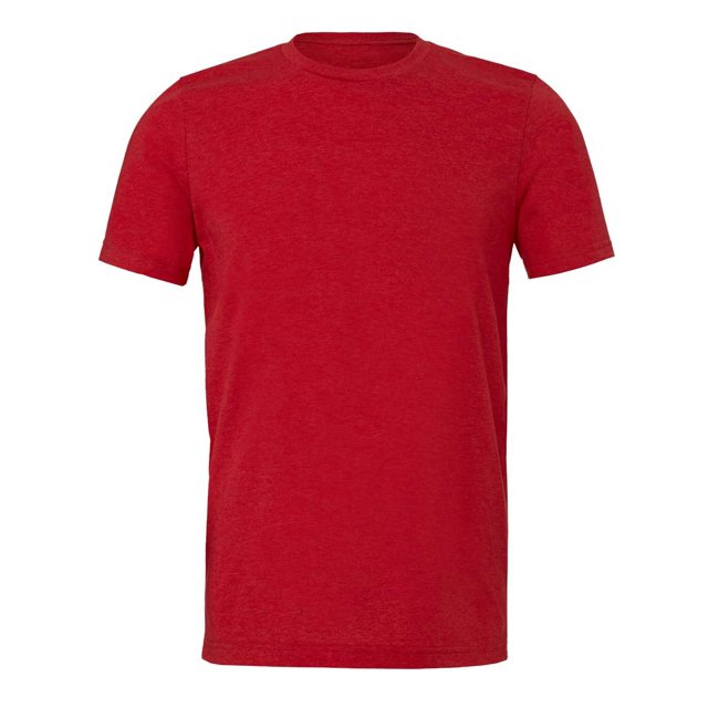 Bella T-Shirt Unisexe en Canevas à Col Ras du Cou, Manches Courtes, Mélange, m