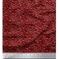 thumbnail image 1 of Soimoi Velvet Fabric Chemical Formula Education Theme Fabric Prints by Yard 58 Inch Wide, 1 of 3