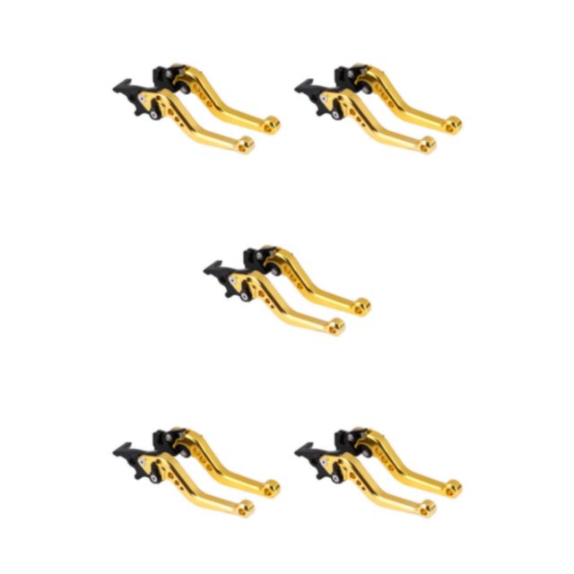 Baohd 1/2/3/5 Motorcycle Handle Braking Brake Strong Stability And Of Motorcycles golden 5PCS