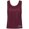 thumbnail image 1 of ASI 9719.380.2XL Ladies Mesh Reversible Pinnie Top, Maroon & White - 2XL, 1 of 1