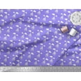 thumbnail image 3 of Soimoi Modal Satin Fabric Cloud,Fish & Yacht Nautical Printed Fabric 1 Yard 42 Inch Wide, 3 of 3