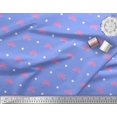 thumbnail image 2 of Soimoi Poly Georgette Fabric Dot & Floral Fabric Prints by Yard 52 Inch Wide, 2 of 3