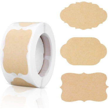 Kraft Paper Sticker Labels (250pcs), Gift Tags, Gift Tags, Gift Tags, Labels for B