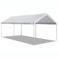 thumbnail image 1 of Caravan Canopy Domain 10x20 Foot Straight Leg Instant Canopy Tent Set White, 1 of 10