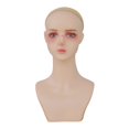 thumbnail image 4 of Xuanheng Female Mannequin Head Manikin Head Bust Versatile Display Prop Tabletop Display Style E, 4 of 8