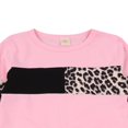 thumbnail image 4 of Toddler Baby Girl Sweatshirt Set Leopard Sweatpants 2PCS Outfits Black 4-5 Years, 4 of 5