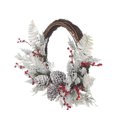 thumbnail image 4 of HOLIDAY TIME PINECONE BERRY WREATH, 4 of 5