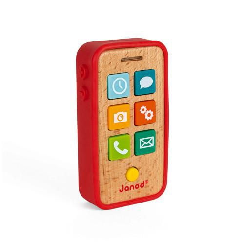 Janod • Téléphone Sonore • Jouet Musical pour Tout-Petits et Enfants • De 18 Mois à 3 Ans • J05334