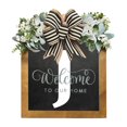 thumbnail image 1 of Last Name Front Door Wreath Front Door Porch Decoration for for Home Blessings Spring Parties, 1 of 2