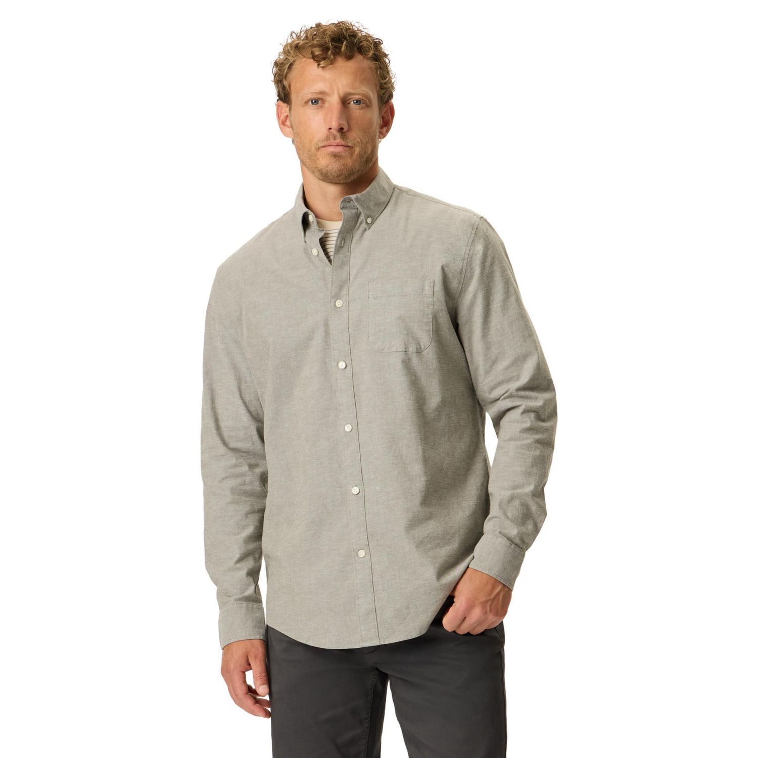 Chemise Oxford Dockers à manches longues pour homme