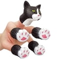 thumbnail image 2 of TIELUTT 5PCS/Set Cute Animal Finger Hand Novelty for Kidss Birthday Party Folktale Puppets Finger Hoard Braiding Finger Rods for Puppets Three Finger, 2 of 8