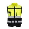 thumbnail image 1 of maskred Reflective Safety Vest High-Visibility Vest with Front Pockets Safety Jacket  for Ultra Light for Construction Cyclists No.2, 1 of 6