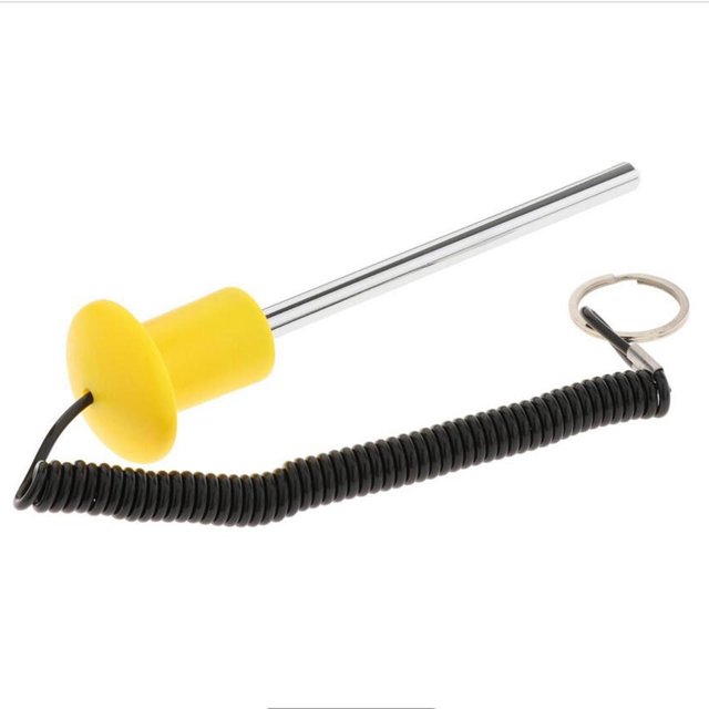 jinwen Goupille de Poids Accessoires Multifonctions en Acier Inoxydable Jaune 8x125mm