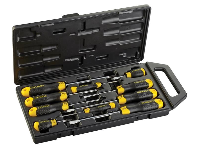 STANLEY® - Cushion Grip Screwdriver Set, 10 Piece