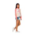 thumbnail image 3 of Justice Girls Paradise - Sweat à capuche à manches longues et quart de zip, 3 of 8
