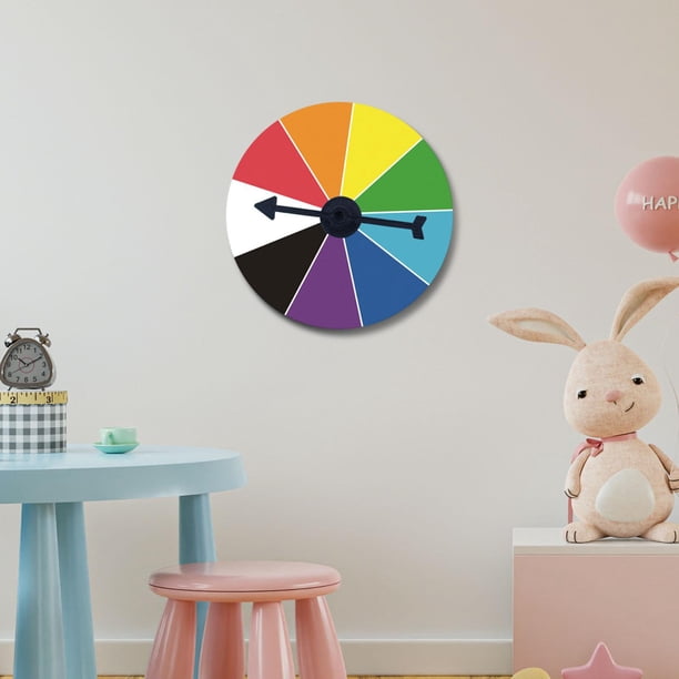 COSTWAY Roue de la Fortune 30cm avec 10 Emplacements, Roue de Prix