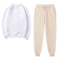thumbnail image 1 of Besolor Ensembles 2 Pcs pour Femmes Survêtements Décontractés Chandail à Col Rond et Pantalon de Jogging Ensembles d'Entraînement Survêtements, 1 of 5