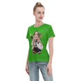 thumbnail image 4 of T-Shirt Basique à Manches Courtes pour Femmes Demon Slayer : Koiju et Nidouzi, 4 of 6