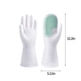 thumbnail image 3 of Reusable Dishwashing Gloves with Scrubber Palm | Rubber Kitchen Cleaning Gloves for Hand Protection | Household Wash Gloves for Utensils Pots Plates Cookware, 3 of 8