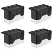 Solar Lights Outdoor Garden,Solar Outdoor Lights Warm White Led Solar Lamp Stair Outdoor Garden Lights Solar Power Balcony Light Decoration for Patio Stair Fence Solar Lights Outdoor