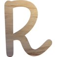 thumbnail image 1 of Unfinished Wooden Letter R, Paintable 12'' Tall Wood Craft Letter, Wall Hanging Shape, 1 of 3