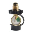 thumbnail image 1 of Mosiee Gastank Adapter Converts Pol Tanks Service Valve To Qcc/Type1 Gases Cylinder Connector Pressure Gauge For 5-100Lb Propane Tanks, 1 of 8