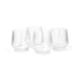 thumbnail image 3 of Sabatier 4 pack DOF Ribbed Glasses 380ml Clear, 3 of 5