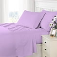 thumbnail image 1 of Alive Pixels Fitted Sheet Violet Solid 100 Percent Cotton 1-Pc Fitted Sheet with 13 Inch Pocket 200TC (Olympic Queen, Violet), 1 of 5