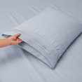 thumbnail image 3 of Nestl King Sheet Set, 1800 Series Microfiber Deep Pocket 4 Piece Bed Sheet Set, 3 of 7