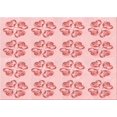 thumbnail image 1 of Ahgly Tapis Rectangulaire Lavable en Machine Intérieur Transitionnel Rouge Clair Rose, 5 Pieds x 7 Pieds, 1 of 7