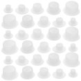thumbnail image 1 of 150pcs Round Plastic Screw Hole Plugs Cap Set for Furniture and Cabinets, 1 of 9