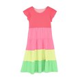 thumbnail image 4 of Plebaso Robes d'Été Décontractées pour Bébés Filles à Manches Volantées, Col Rond, Couleur Unie, Robe à Volants, Vêtements de Mode pour Filles, 4 of 5