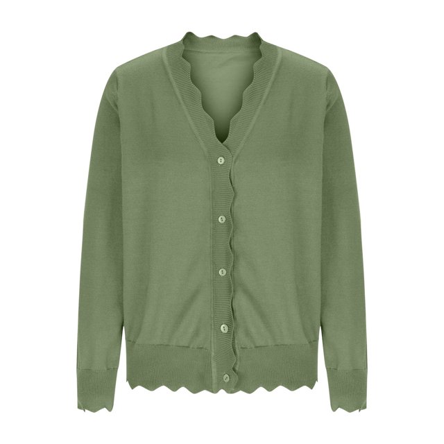 Erwazi Cardigan Sweaters for Women Fall Trendy Button Down Open Front Lightweight Cardigans