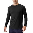 thumbnail image 2 of Amzcrzy Mens Sun Protection Shirts Chemises de Protection Solaire pour Hommes Tissu Écran Solaire de Haute Qualité UPF 50+ UV Chemises de Protection Solaire Extérieur Manches Longues Maillot Dermoprotecteur SPF pour Pêche Randonnée Natation Course Chemises de Soleil pour Hommes, 2 of 6