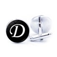 thumbnail image 1 of LYMAYTER Letter Cufflinks 1 Pair Men's Cufflinks - Letter Pattern, Electroplated, 1 of 7