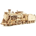 thumbnail image 1 of ROKR 308 Pieces 3D Wooden Puzzle Train Model Kits for Gift, 1 of 6