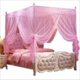 thumbnail image 3 of CHOK Cozy Pink Square Bed Canopy for Girls  Romantic Mosquito Net, 3 of 4