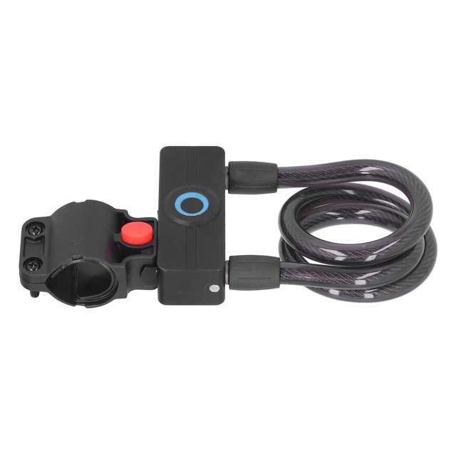 Cergrey Bicycle Lock,3.7V Lithium Battery Portable Fingerprint Bicycle Lock Intelligent Chain Lock For Motorcycle Mountain Bike,Fingerprint Bicycle Lock
