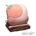 thumbnail image 3 of Dvkptbk Travel Blanket Pillows Travel Blanket Pillow Soft Travel Blanket and Pillow Set Compact Travel Pillow with Blanket for Airplane Car Camping and Office Blankets & Throws, 3 of 5