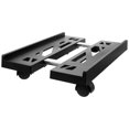thumbnail image 1 of Estbridge Laptop Stand Computer Tower Floor Stand Desk Computer Stand Computer Tower Stand under Desk Mobile Computer Cart Computer Host Stand Bracket Plastic Office, 1 of 6