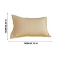 thumbnail image 3 of Birdeem Premium Solid Color Pillowcase, Soft Washed Cotton Material, King Size Cover for Full Bed Coverage, Luxury Design Enhances Bedroom Decor, Easy to Clean for Fresh Comfort, 3 of 9