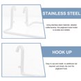 thumbnail image 2 of 2 Pcs Pegboard Paper Towel Holders Extendable Pegboard Towel Hooks Towel Hangers, 2 of 8
