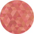 thumbnail image 1 of Ahgly Company Machine Washable Indoor Round Transitional Tomato Red Area Rugs, 7' Round, 1 of 7