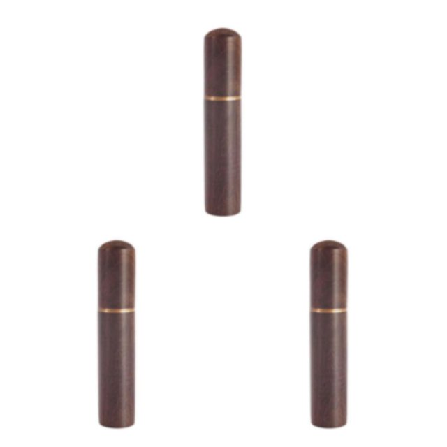 kurtrusly Stylish Coffee Tamper Distributor Accessories for Home and Travel Dark Brown Spring 6-pin 3Set