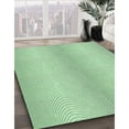 thumbnail image 3 of Ahgly Tapis d'Intérieur Lavable en Machine Carré Vert Menthe, 6 Pieds Carré, 3 of 7