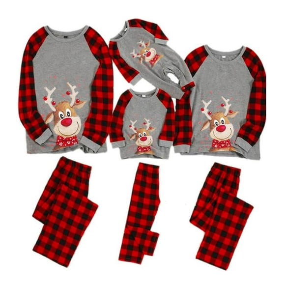 PENGXIANG Family Christmas Pjs Baby Christmas Matching Jammies for Adults and Kids Sleepwear Pajamas Set