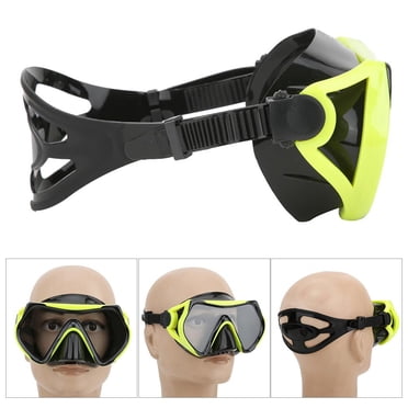 Peahefy Diving Goggles, Silicone Adults Snorkeling Goggles Toughened Glass Large View Swimming Glasses Diving Equipment Diving Goggles Pool Goggles