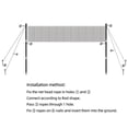 thumbnail image 3 of TFixol Portable Soccer Net Set with Carry Bag, Inflatable Ball, and Air Pump for Outdoor Sports on Grass, Sand, or Beach - Easy to Assemble and Transport, 3 of 6