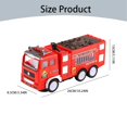 thumbnail image 3 of Fire Engine Car With 4D LED Lights Sounds Fire Engine Vehicle Toy Truck Game Educational Toy Car For 3 4 5 6 Years Old, 3 of 8